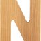 small foot ABC Bogstav N, Bambus