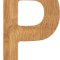 small foot ABC Letter P, Bamboo