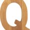 small foot ABC Letter Q, Bamboo