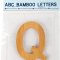 small foot ABC Letter Q, Bamboo