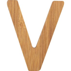 small foot ABC Bogstav V, Bambus