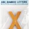 small foot ABC Bogstav X, Bambus