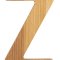 small foot ABC Bogstav Z, Bambus