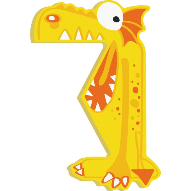 small foot ABC Bogstav Monster Murphy, Bambus