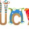 small foot ABC Letter Monster Gerard, Bamboo