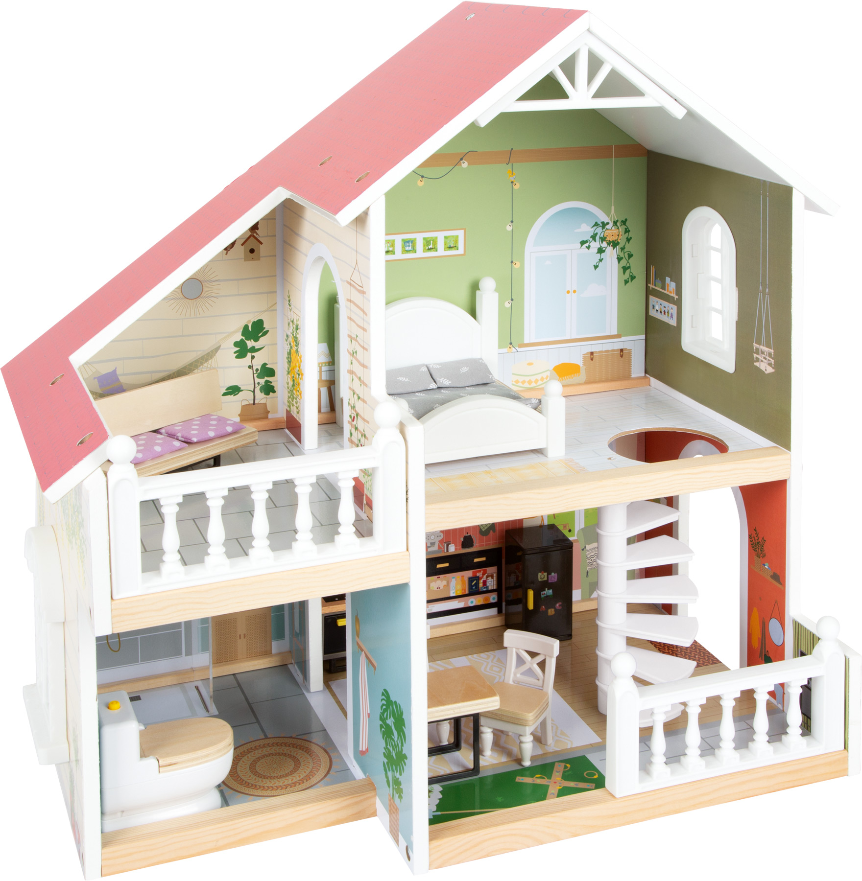 Compact Urban Villa Dollhouse - small foot by Legler - Import for Kids ApS