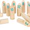 small foot Kubb Viking Game with Numbers, Active