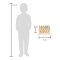 small foot Kubb Viking Game with Numbers, Active