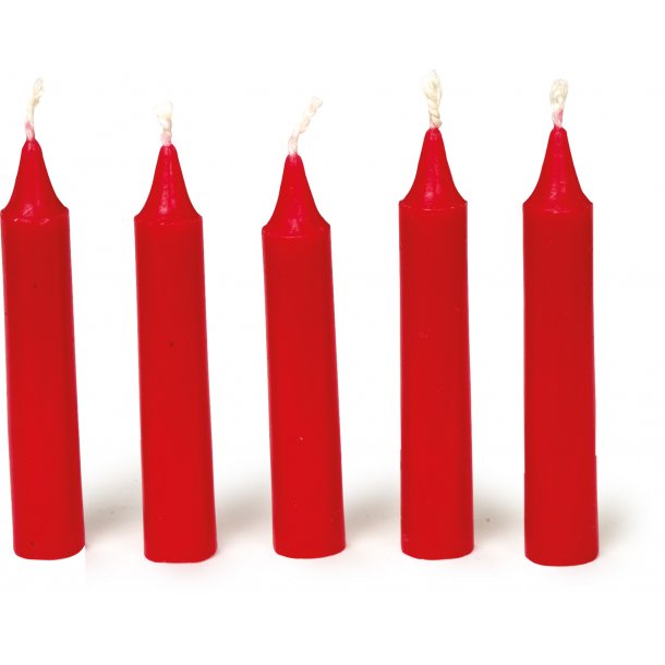 small foot Candles, Red Other decorations Import for Kids ApS