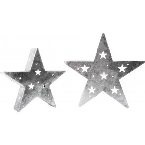 Legler Stjerne med Fyrfadholder (2 stk.)