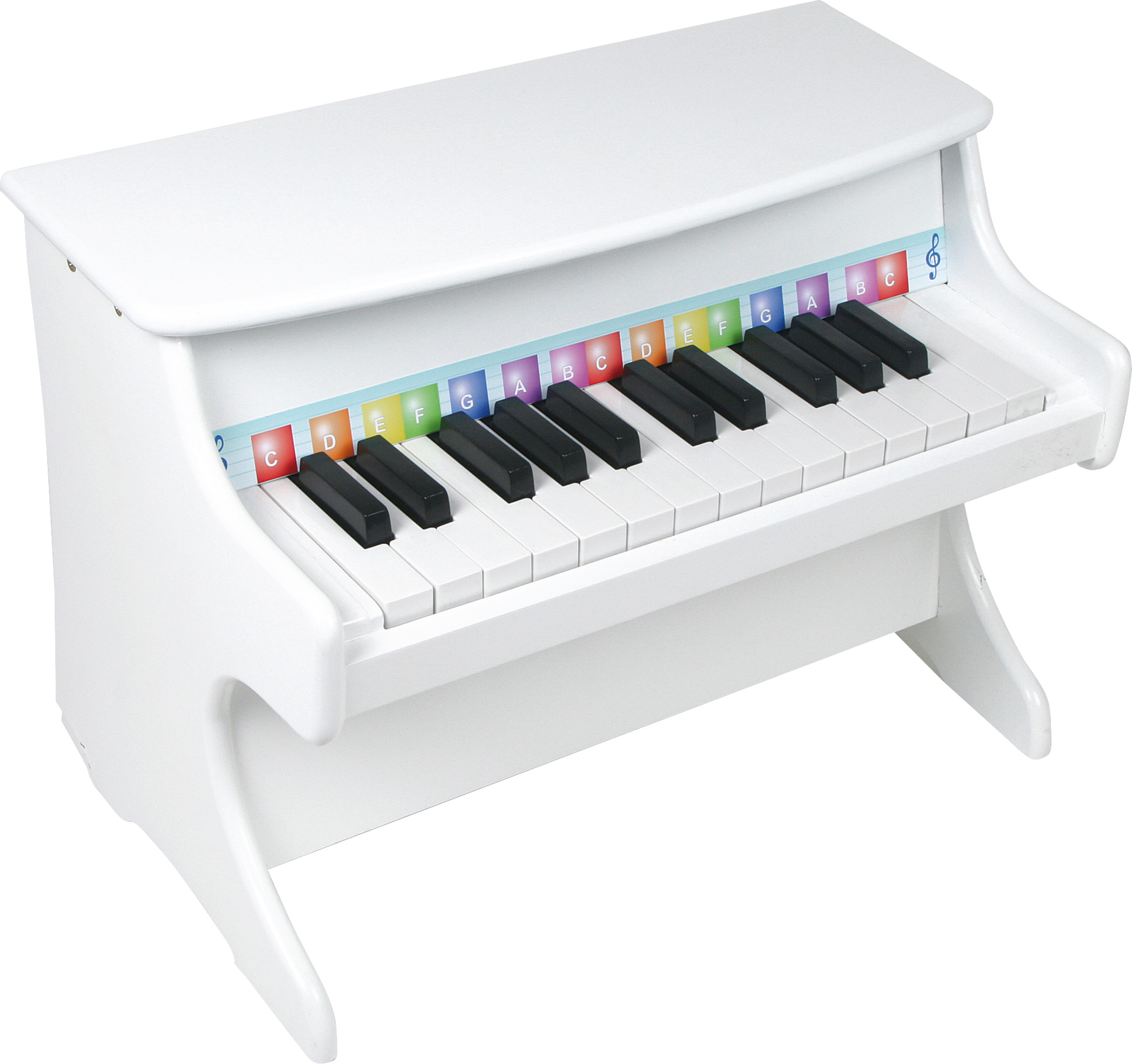 Melancholie pen sigaar small foot Large Piano, White - Music - Import for Kids ApS