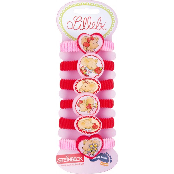 small foot St med Hr elastik (3x6stk), Lillebi