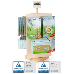 Translation is being made - small foot-Display Lotta, Lex and Ludwig