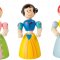 small foot Flexible Princess Wooden Figures Display