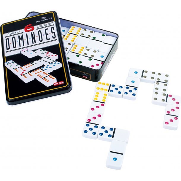 small foot Dominoes Game in Six Colours
