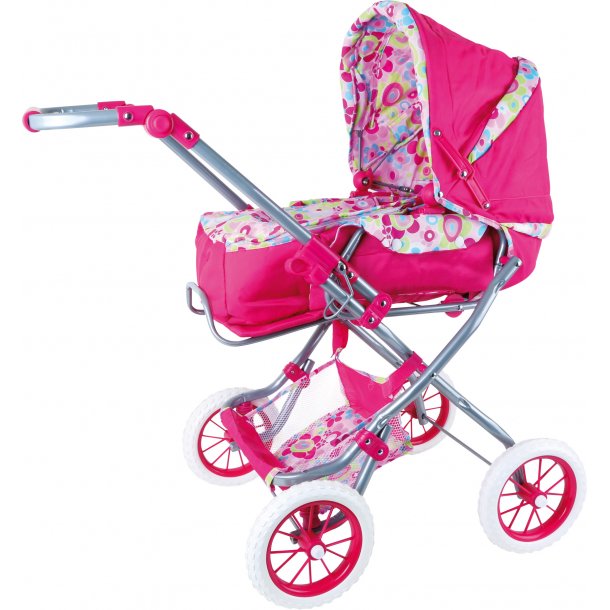 small foot Dolls Pram, Flowers