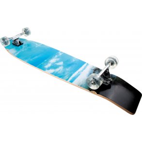 small foot Longboard Surfer