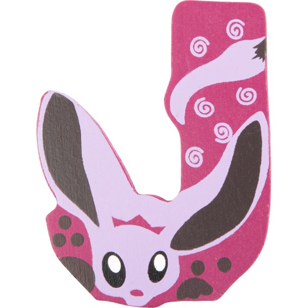 small foot Letter J, Animal