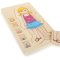 small foot Puzzle in layers, Anatomy/Girl