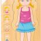 small foot Puzzle in layers, Anatomy/Girl