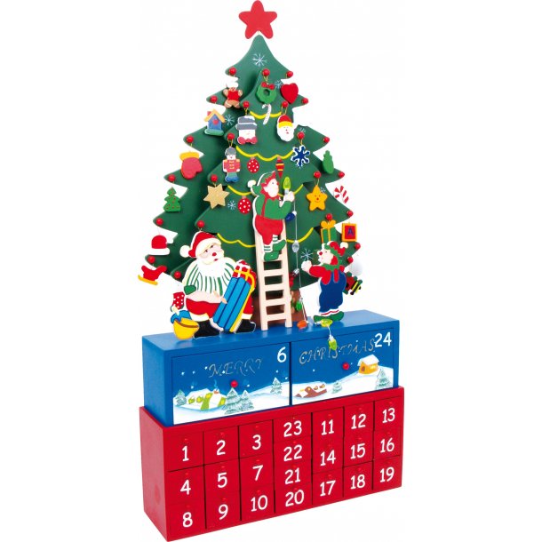 small foot Advent Calendar, Christmas Tree Holidays and Celebrations