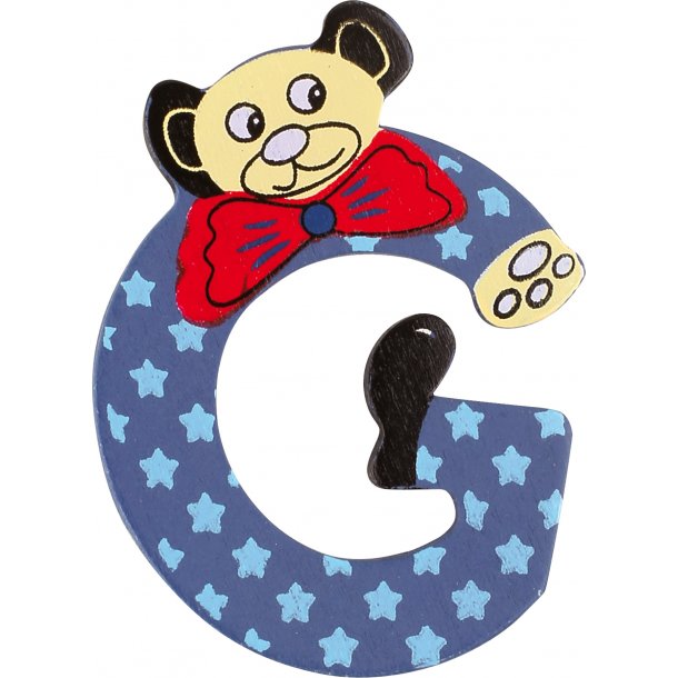 small foot Wooden-Letter G, Bear