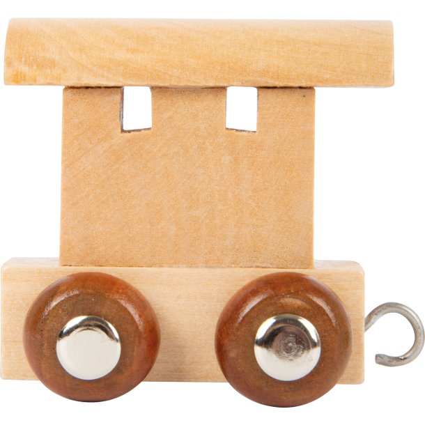 small foot Name train Train carriage, Natural wood