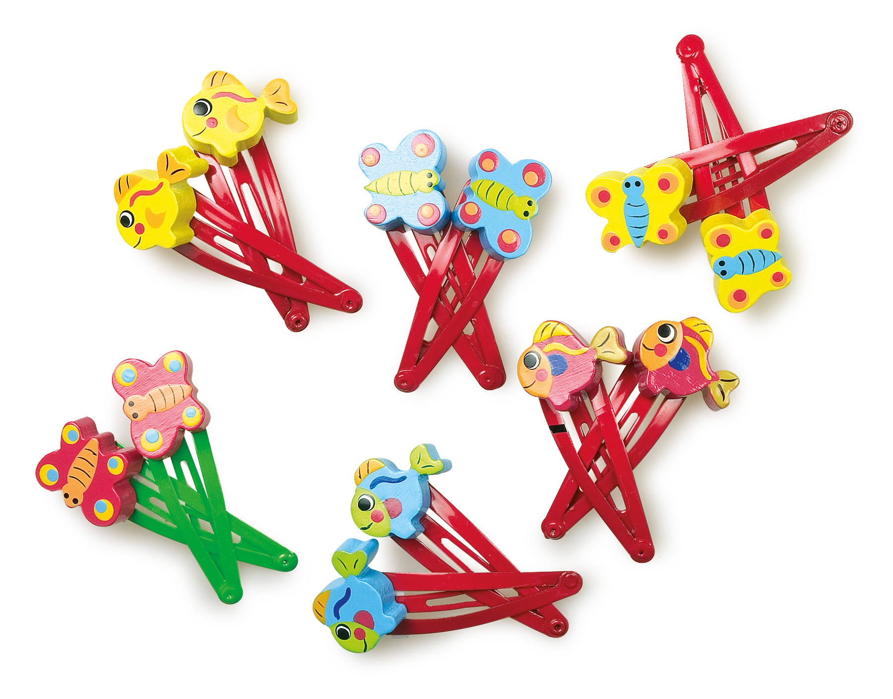 small foot Hair Slides (12 pcs), Colours Other decorations Import
